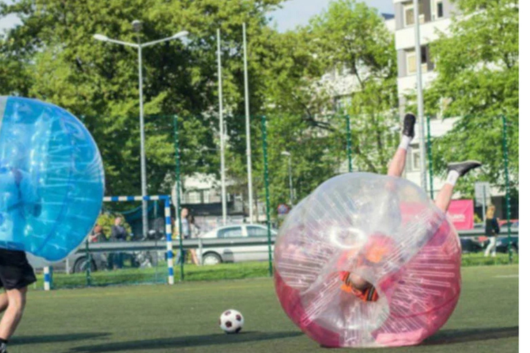 Wroclaw: 1-Hour Bubble Football Experience