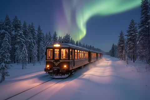 Rovaniemi Insider: Night train in Winter Forest