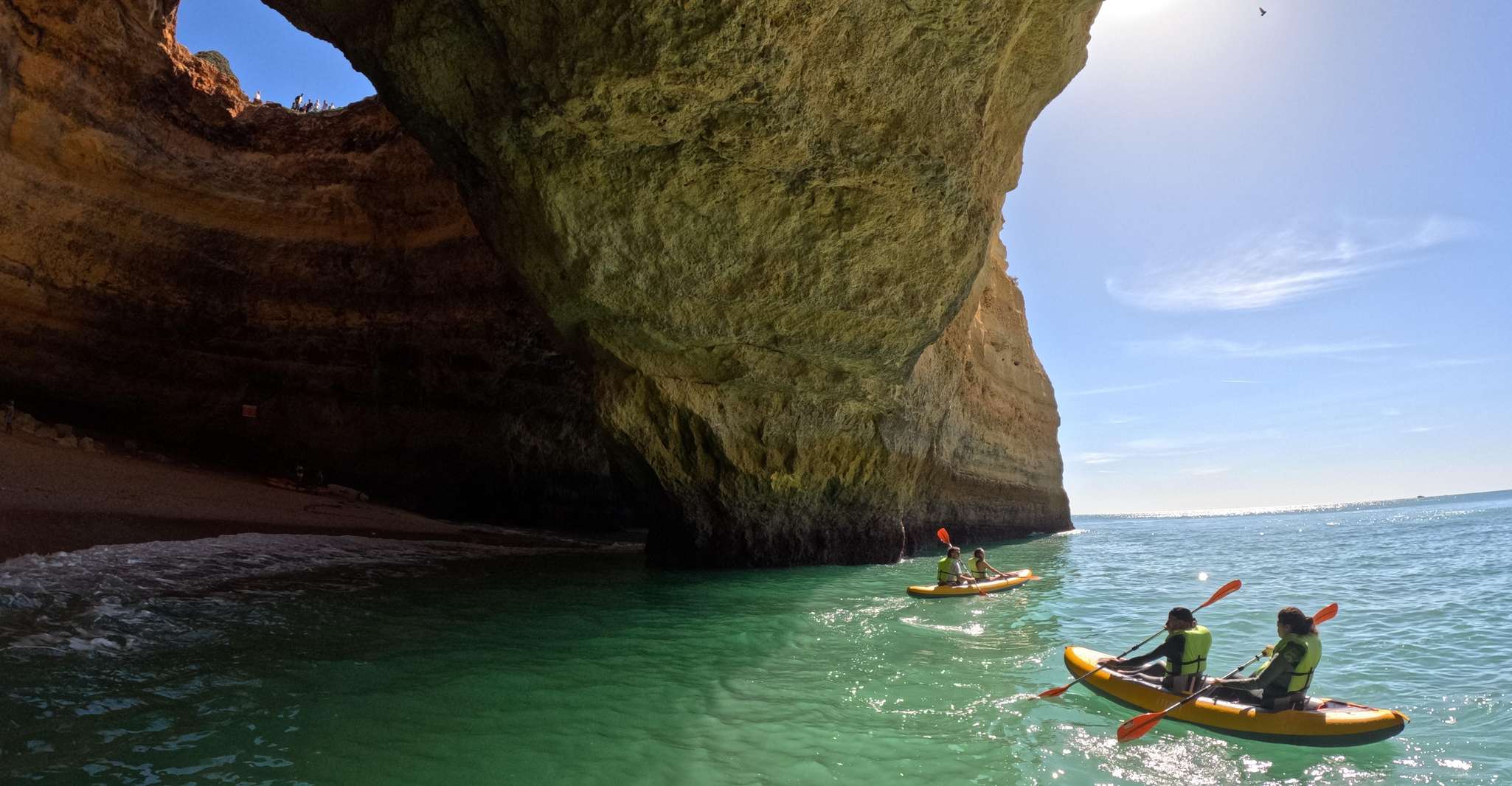 Benagil, Sunrise BENAGIL CAVE KAYAK Guided tour w/ 4k Photos - Housity