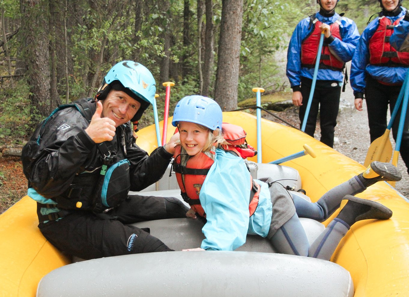 Banff: Kananaskis River Whitewater Rafting Tour om eftermiddagen