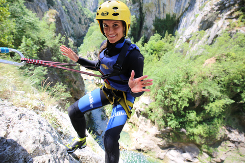 From Split or Zadvarje: Extreme Canyoning on Cetina River Meeting Point in Split
