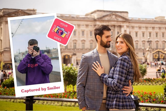London: Professionelles Foto-Shooting vor dem Buckingham Palast