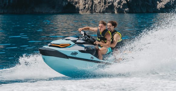 Alcudia, Mallorca: Jetski-Tour, Strand Coll Baix, Höhlen & Fotos