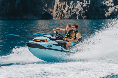 Alcudia: JetSki Tour Coll Baix strand &amp; Grotten (gratis Foto&#039;s)Coll Baix strand &amp; Grotten Jet Ski Tour