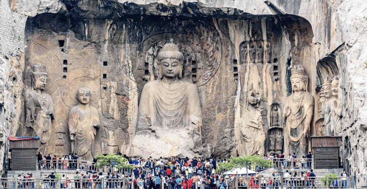 Luoyang: Chrám bílého koně a jeskyně Longmen s průvodcem