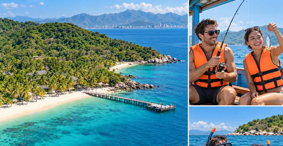Nha Trang: Fishing & Snorkeling Boat Tour with Lunch