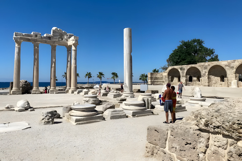 From Alanya: Side, Aspendos, and Manavgat Waterfall Tour
