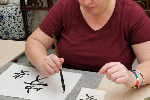 Calligraphy workshop in Taipei City
