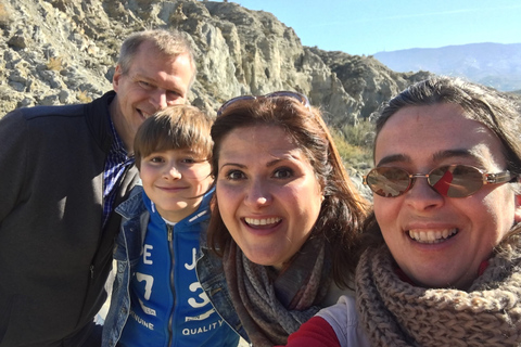 Depuis Almeria : Excursion en 4x4 dans le désert de TabernasAventure en 4x4 dans le désert de Tabernas en français