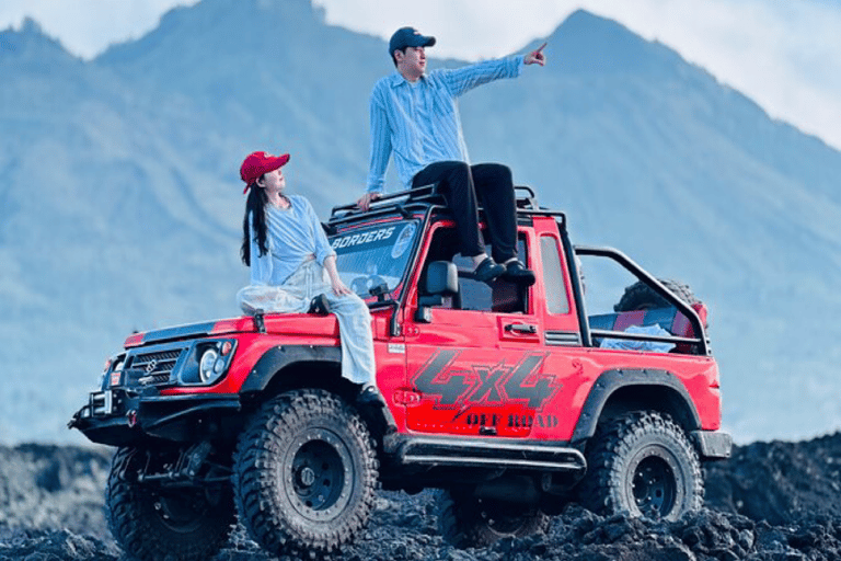 Batur Sunrise Jeep Tour, Waterfall and Riceterrace & Swing Batur Sunrise Jeep Tour Only ( without transport)