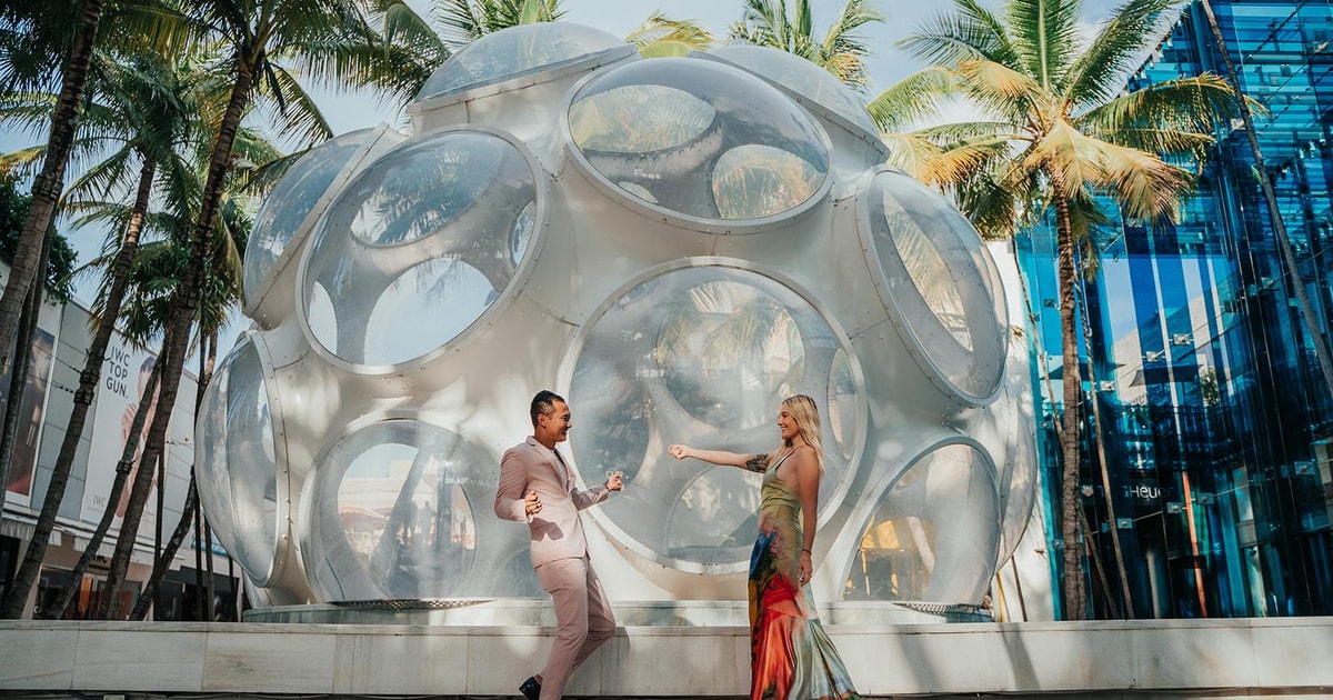 miami design district miami engagement photo location