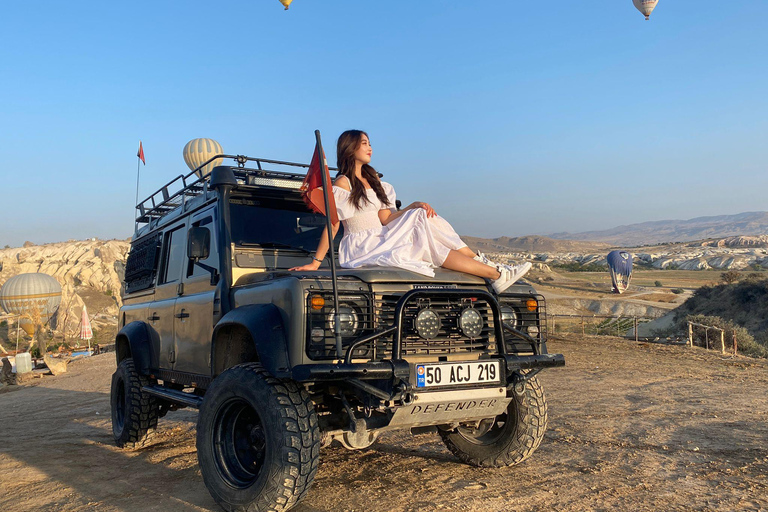 From Cappadocia: Sunrise, Sunset Jeep Safari Per Person