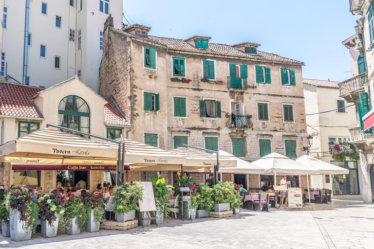 Vanuit Makarska: Stadsrondleiding met gids door Split &amp; vrije tijd