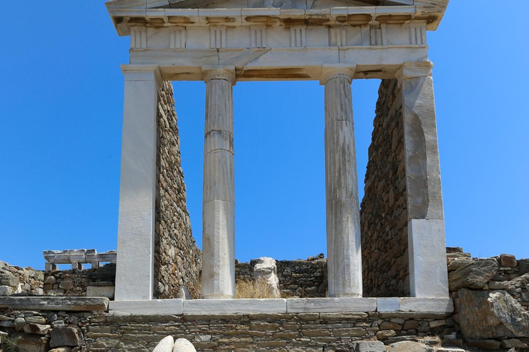 Crucero por Mykonos: champán, barbacoa, demostración de navegación y parada en Delos.Crucero por Mykonos: champán, barbacoa, demostración de vela y parada en Delos