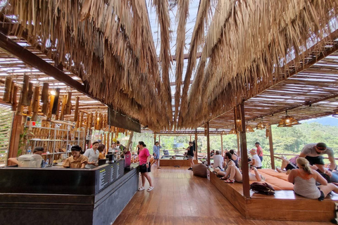 From Koh Samui: Tree Bridge Zipline and Café Experience