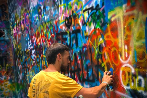 Medellín:Comuna 13 história-comida-pintura em spray