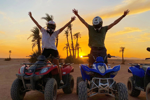 Quad al tramonto a Marrakech