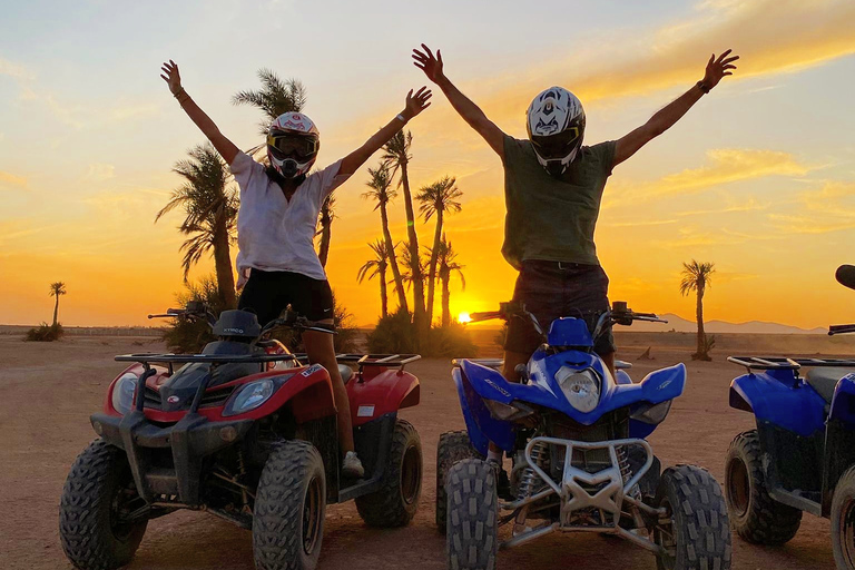 Quad al tramonto a Marrakech