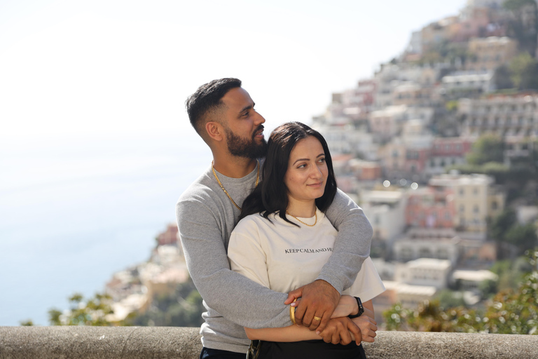 Positano-Amalfi &amp; Pompeji heldagsutflykt med lyxbil från Rom