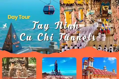 HCM: Cu Chi Tunnels, Cao Dai Temple, Black Virgin Mountain