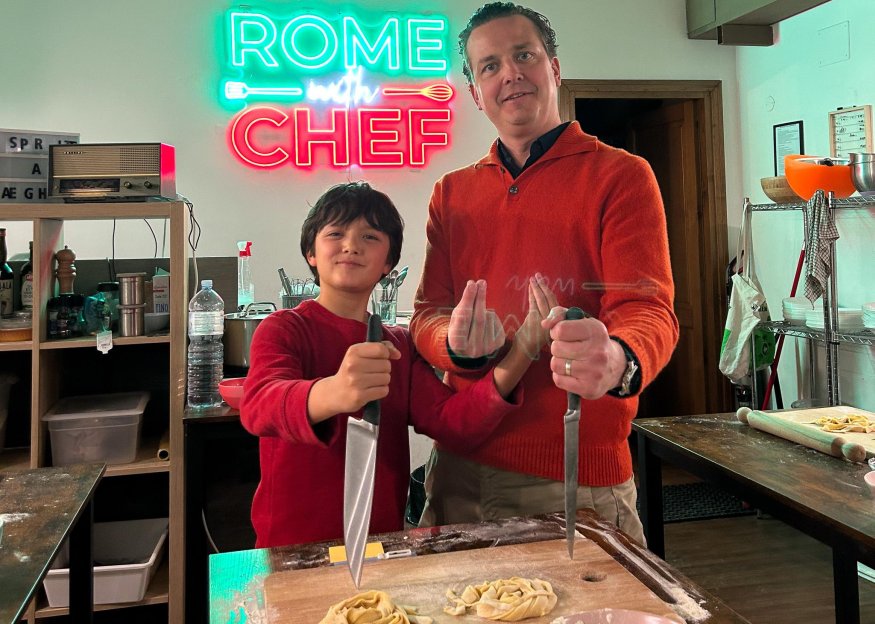Rome: Pasta and Tiramisu Class with an Expert Chef