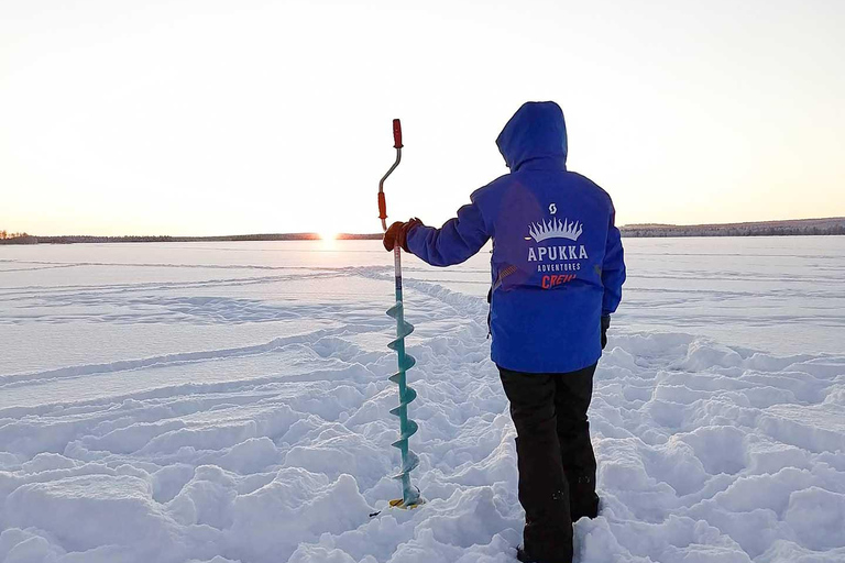 Rovaniemi: Snowmobiling e pesca no gelo