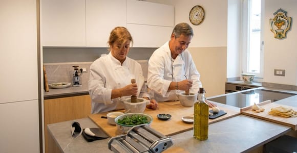 Pasta & Pesto Cooking Class with Aperitivo in La Spezia