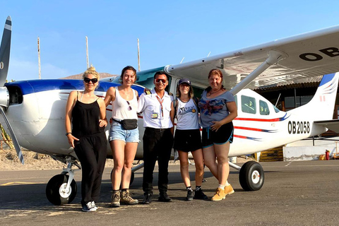 Nasca: Flight over Nazca lines + Cantalloc Aqueducts (Combo)