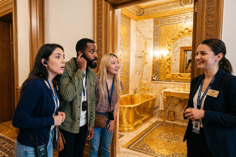 Bucharest Tour: Village Museum, Ceausescu House & Parliament Audio guide in 24 languages