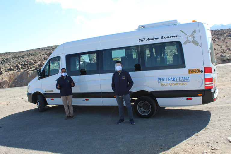 Bus transfer with connection from Colca to Puno