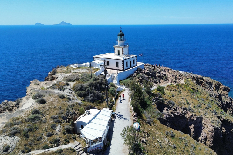 Santorini: Red Sands to Peaks Drive with Pickup included