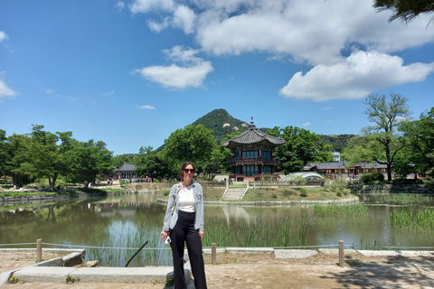 Gyeongbokgung-Bukchon-Gwangjang markt-N Seoul Tower-Hongdae