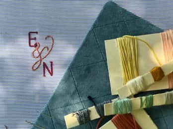 San Felice : atelier de broderie calligraphique