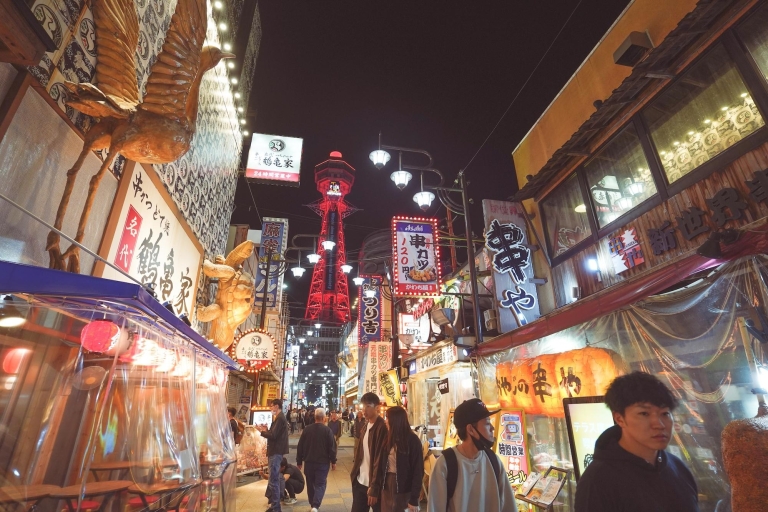 Osaka: Local Foodie Tour w Dotonbori i Shinsekai