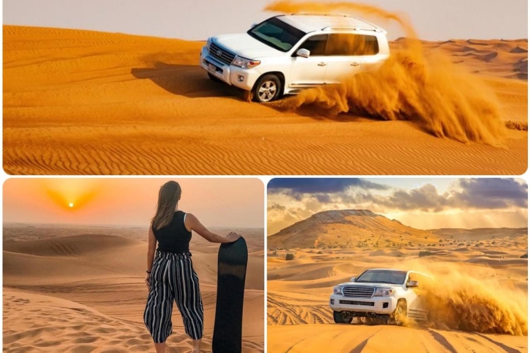 Doha : 4 heures de safari dans le désert avec sandboarding et balade à dos de chameau
