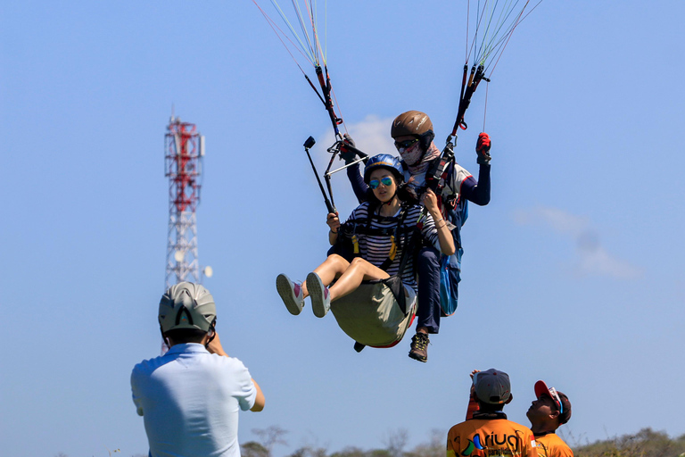 Bali: Nusa Dua Tandem Paragliding with Certified Pilot Tandem Paragliding For Indonesia Nationality/KITAS Holders