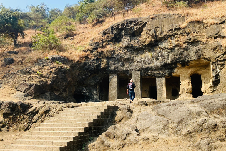 Mumbai: Halbtagestour zu den Elephanta-Höhlen mit Guide und Fährenfahrt