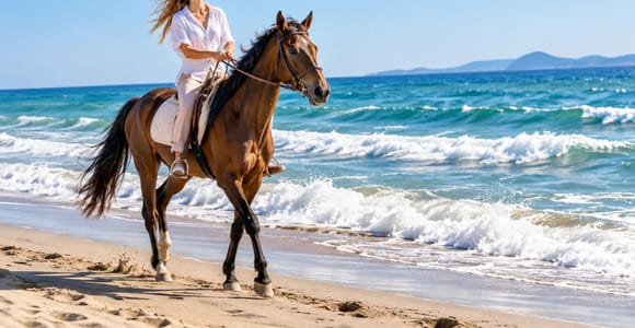 Bodrum: Seaside Horseback Riding with Sunset Option