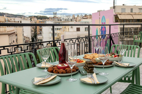 Athens: Small Group Cooking Class & Private Balcony Dining