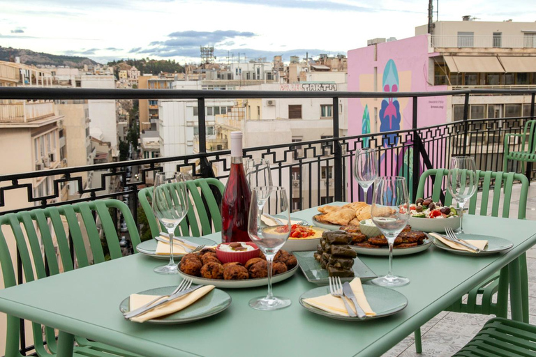 Athens: Small Group Cooking Class & Private Balcony Dining