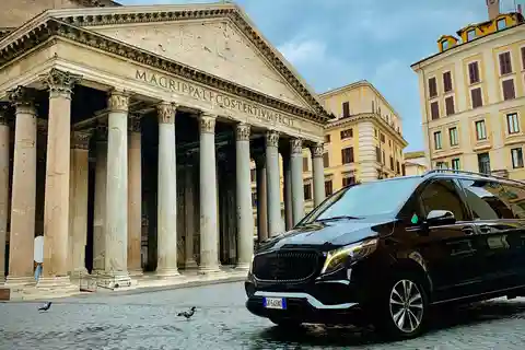 Taxi privado del aeropuerto de Fiumicino al centro de Roma