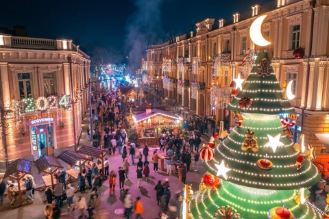 Tiflis: Visita navideña y Glühwein, media jornada de paseo guiadoTour privado