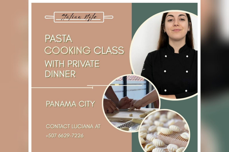 PASTA COOKING CLASS IN PANAMA CITY, DINNER & WINE INCLUDED!