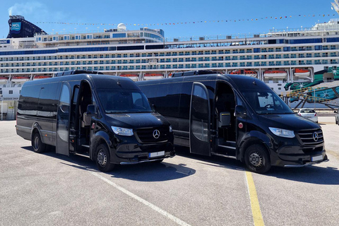 Athen Hotel nach Piräus Kreuzfahrthafen Easy Van und MinibusAthen Stadt nach Piräus Kreuzfahrthafen Einfacher Transfer Van/Minibus