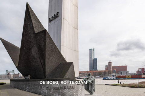 Visite à pied et en bateau de Rotterdam et de Kinderdijk (journée)