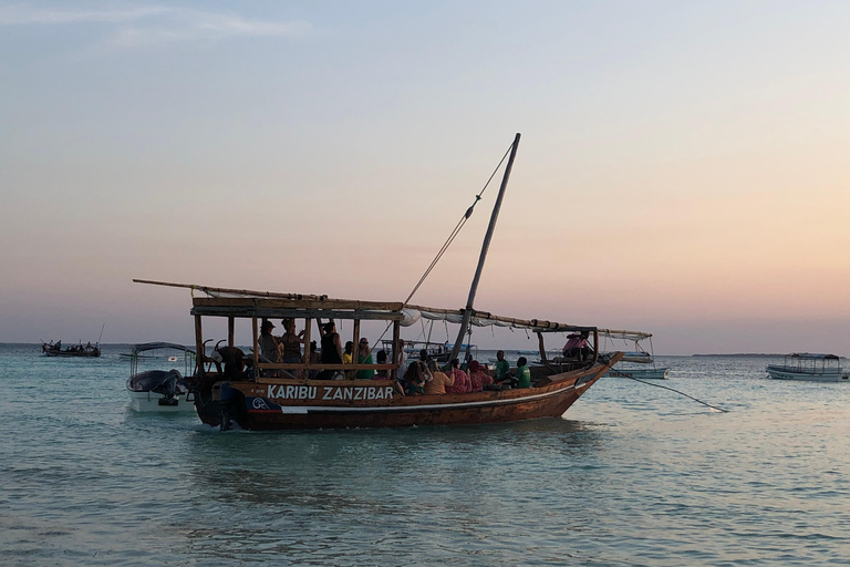 Zanzibar: Sunset Dhow Cruise From Nungwi & Kendwa Pick Up And Drop off From Anywhere