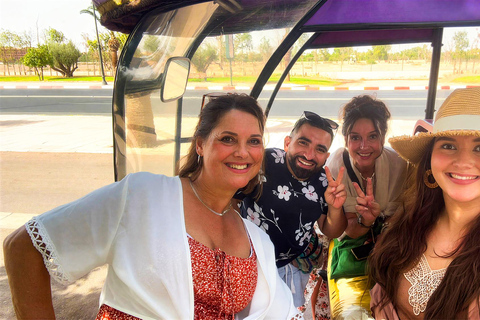Tuk Tuk Marrakech Private Tour with Pickup & Moroccan Sweets 3 Hours Tour ( Best Selling )