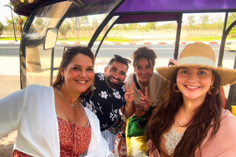 Tuk Tuk Marrakech Private Tour with Pickup & Moroccan Sweets 3 Hours Tour ( Best Selling )