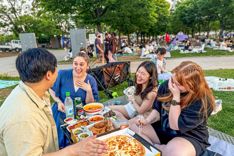Han's River Picnic in Center of Seoul