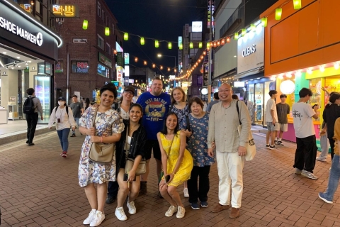 Visite nocturne à pied de Séoul + Bar à charrettes coréennes